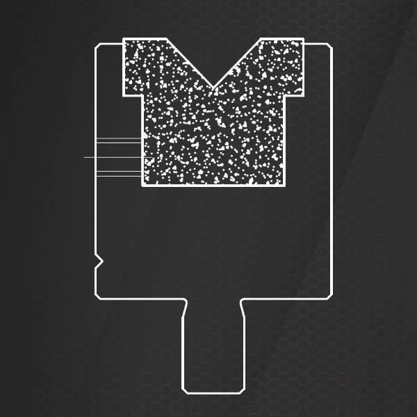 M1V09 DIE with NYLON INSERT